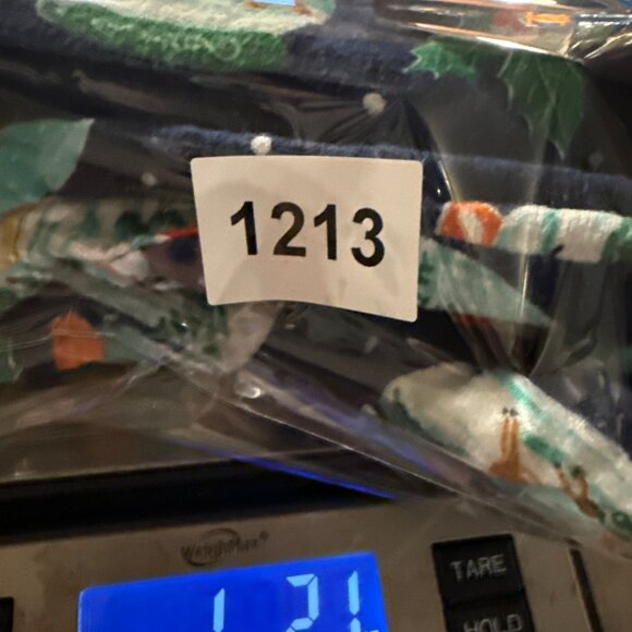 Nick & Nora Fleece Winter Pajamas With Snow Globes, Monkeys & Snowmen Sz Med - Picture 16 of 16